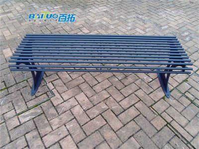 公交候車亭座椅工廠定制金屬等車亭長(zhǎng)凳款式公交亭座凳圖片